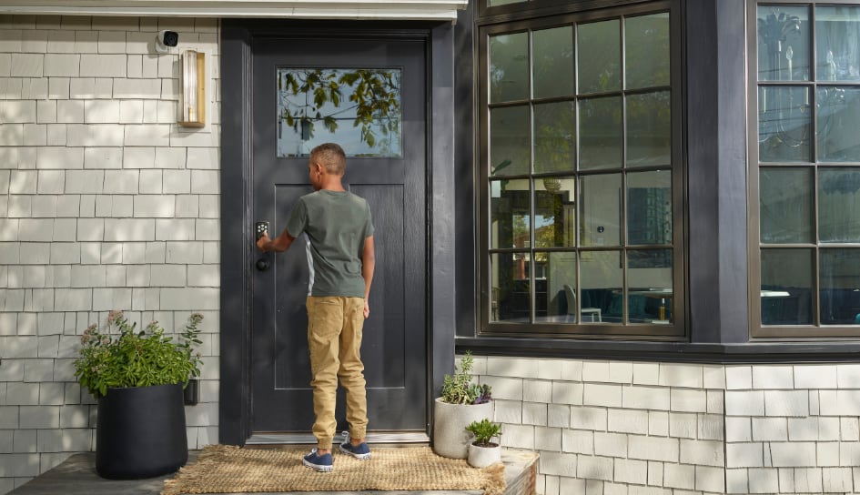 Vivint Smart Lock on home in Austin