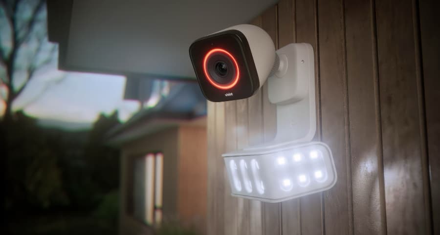 Vivint's Spotlight Camera Pro with burglary deterrence capabilities